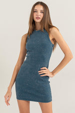 Acid Washed Ribbed Tank dress