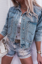 Studded Denim Jacket