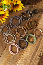 Hair Tie Bracelet Set of 10