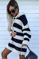 Crochet Braided Tassel Sweater Dress