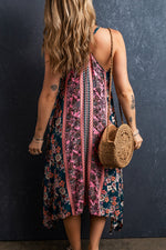 Shark Bite Boho Halter Dress