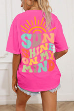 Sunshine On My Mind Oversized Tee