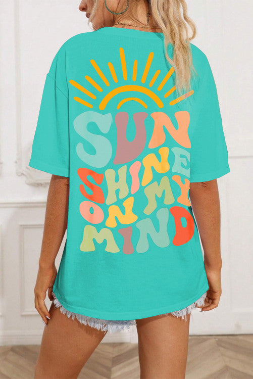 Sunshine On My Mind Oversized Tee