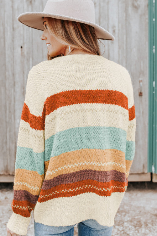 Fall Striped Sweater