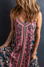 Shark Bite Boho Halter Dress