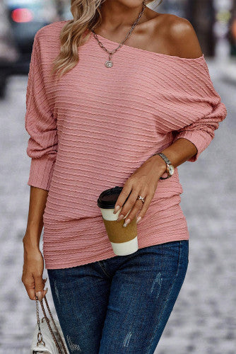 Dusty Pink Boatneck Top