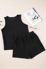 Corded Tank and Pocket Short set