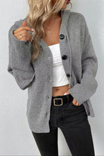 Hooded Sweater Cardigan