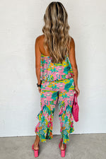 Bandeau Floral Jumpsuit