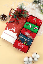 Reindeer Box Christmas Socks