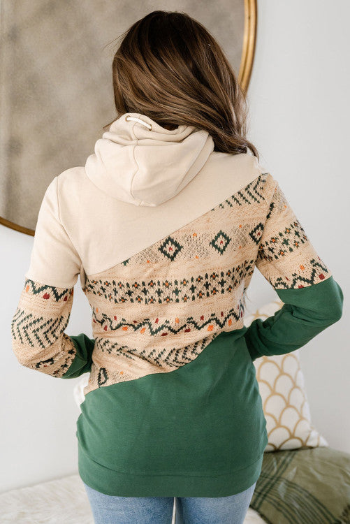 Winter Geometric Hoodie