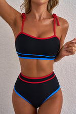 Triple Color Trim Bikini