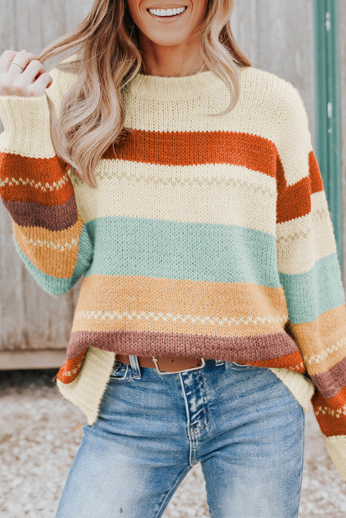 Fall Striped Sweater