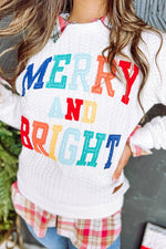 Merry & Bright Cable Knit Pullover