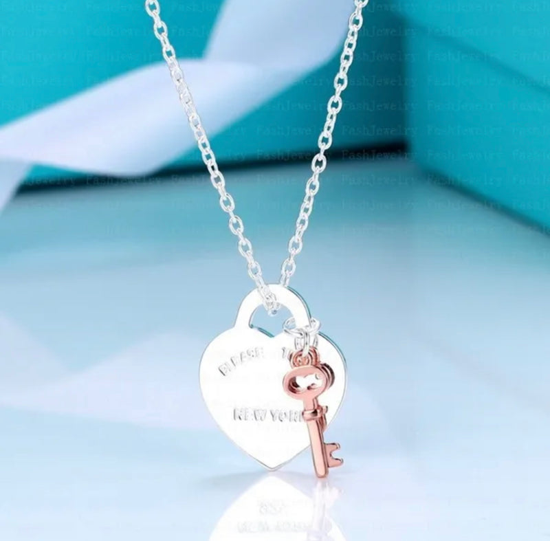 Rep Tiff Heart Necklace