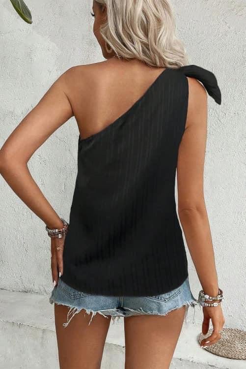 BowKnot One Shoulder Tank