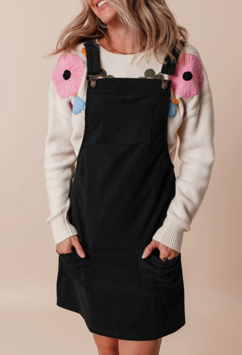 Corduroy Overall Dress