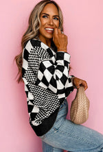 Checkered Dreams Sweater