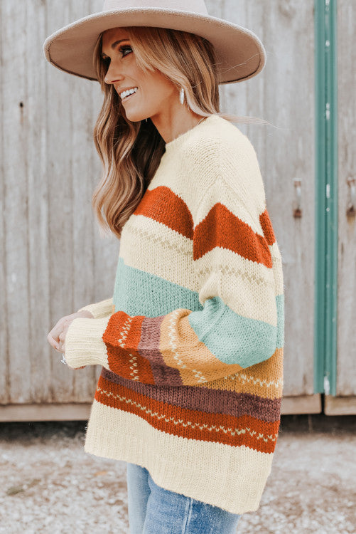 Fall Striped Sweater