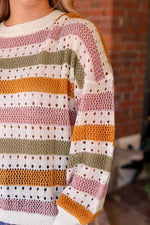 Hole Punch Light Knit Sweater