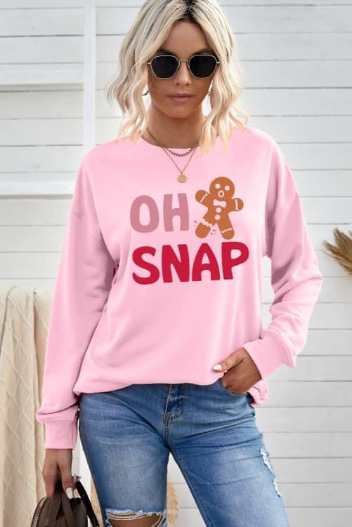 Oh Snap Gingerbread man Sweater