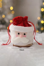 Santa drawstring Gift Bag