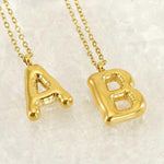 Bubble Letter Necklace