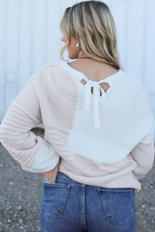 Knit Wide Sleeve Sweater