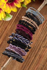 Hair Tie Bracelet Set of 10