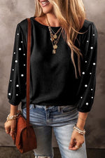 Bracelet Sleeve Crewneck Top