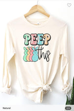 Peep Shirt Easter Long Sleeve T