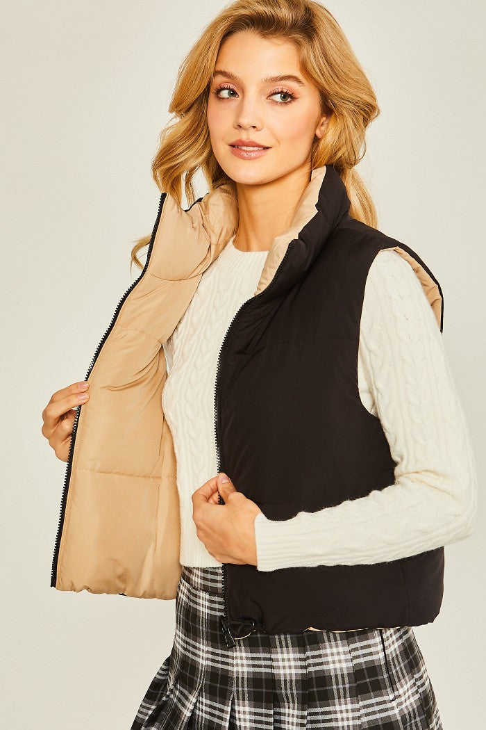 Reversible Puffer Vest