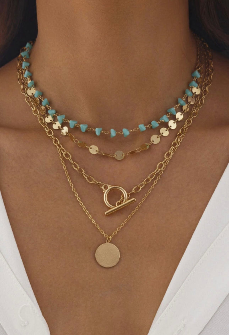 Turquoise Layered Necklace