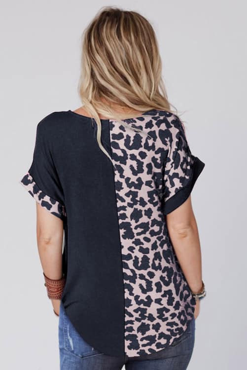 Loose Fit Leopard T