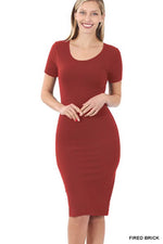 Zenana Fitted T shirt Dress