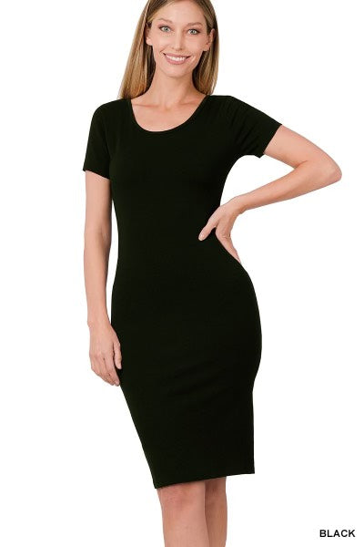 Zenana Fitted T shirt Dress