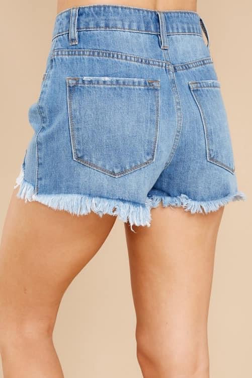 Flawsome Distresed Denim Frayed Shorts