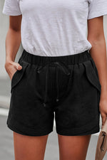 Linen Drawstring Shorts