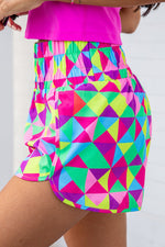 Smocked Athletic Shorts