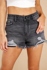 Flawsome Distresed Denim Frayed Shorts