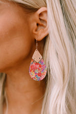 Floral Cork Earrings