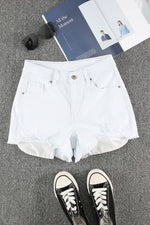 Flawsome Distresed Denim Frayed Shorts