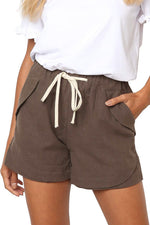 Linen Drawstring Shorts