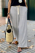 Striped Wide Legged Pants