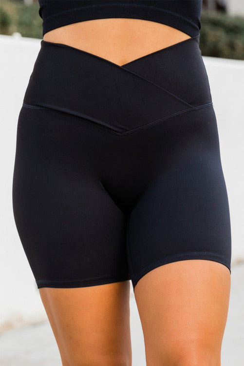 V Waist Band Bike Shorts