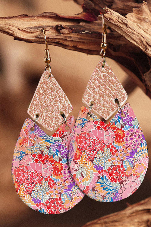 Floral Cork Earrings