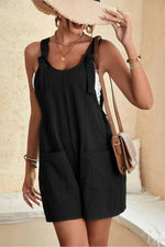 Textured Adjustable Romper