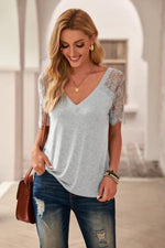 Lace V-Neck