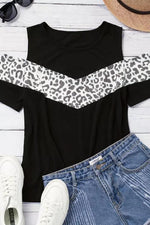 Leopard Cold Shoulder