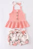 Pink Floral 3 pc - 6 months